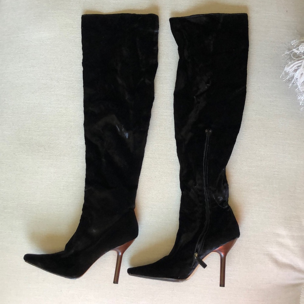 Tom Ford for Gucci Vintage F/W 1999 Velvet Boots
